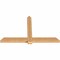 Ekena Millwork Eugene Smooth Timber Gable Bracket, Western Red Cedar, 72"W x 45"H x 3 1/2"D x 5 1/2"F, 15/12 Pitch GBW072X45X0406EUG00SWR - alternate 2